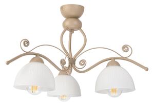 Brilagi - Prisadený luster ANTICO MODERN 3xE27/60W/230V béžová
