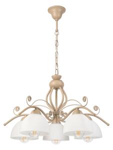 Brilagi - Luster na reťazi ANTICO MODERN 5xE27/60W/230V béžová