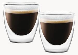 Dvojstenné šálky na espresso Amo, 2 ks