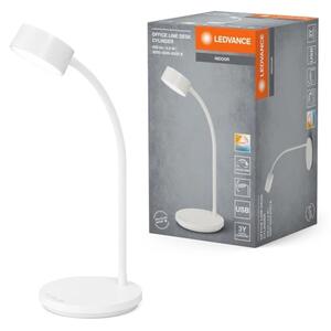 Ledvance - LED stmievateľná dotyková stolná lampa OFFICE LED/4,8W/5V 3000-6500K biela