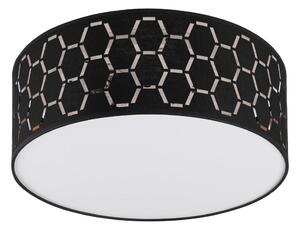 Stropné svietidlo ULLE 1xE27/15W/230V pr. 35 cm čierne
