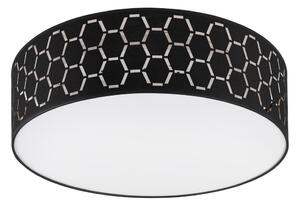 Stropné svietidlo ULLE 2xE27/15W/230V pr. 45 cm čierne