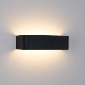 Brilagi - LED Vonkajšie nástenné svietidlo DONNANI LED/12W/230V čierna IP44