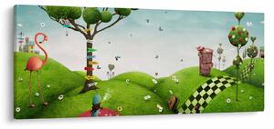 Obraz podivuhodnej krajiny (120x50 cm)
