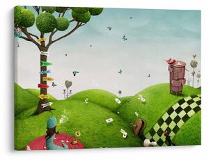 Obraz podivuhodnej krajiny (70x50 cm)