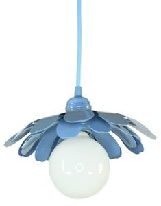 Bohemia-Design - Závesný luster na lanku 1xE27/60W/230V modrý