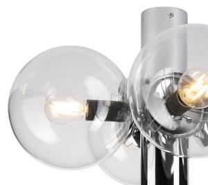 Stropné svietidlo SFERIO 4xE14/5W/230V lesklý chróm/číre