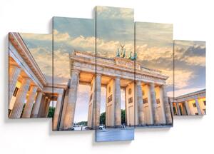 Obraz - Brandenburská brána, Berlín, Nemecko (150x105 cm)