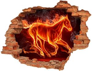 Samolepiaca nálepka Kôň v plameňoch nd-c-11746508