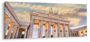 Obraz - Brandenburská brána, Berlín, Nemecko (120x50 cm)