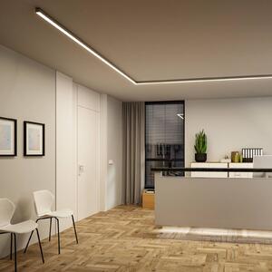 Paulmann LED svetelná lišta Linion, chróm, 50 cm, 3 000 K, Hliník / sivá / zinok, Obývacia izba / jedáleň, Hliník, Moderný, Stropné svetlo