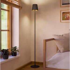 Eglo 901111 - Stojacia lampa FIORANA 1xE14/7,5W/230V čierna/hnedá