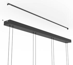 Eglo 390433 - stmievateľný LED luster na lankách HORTUNAS 4xLED/5,8W/230V čierna/dymová