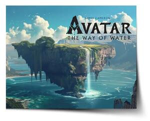 Sablio Plagát Avatar The Way of Water Plávajúci ostrov - 60x40 cm