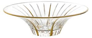 KRIŠTÁĽOVÁ MISA BOHEMIA PRESTIGE TIMELESS GOLD 320MM