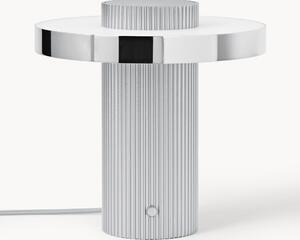 Malá stolová LED lampa's vlnitým podstavcom Elna