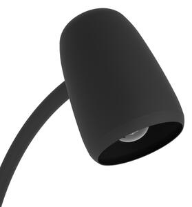 Eglo 902172 - Stojacia lampa CARLO 1xE14/18W/230V čierna
