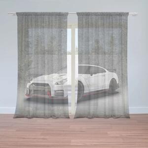 Sablio Záclony Nissan GTR 35 Sivý: 2ks 150x250cm
