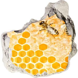 Fotoobraz diera na stenu nálepka Pracovný včely