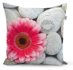 Sablio Vankúš Gerbera na kameňoch - 40x40 cm