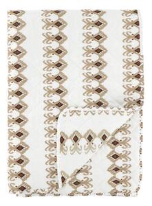 Latté prikrývka s pruhmi Aix Vintage Quilt - 130*180 cm - Chic Antique
