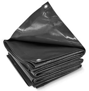 JAGO Plachta 650 g/m², hliníkové oká, antracit, 4 x 3 m