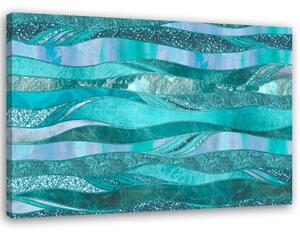 Obraz Modré vzory - Andrea Haase Veľkosť: 60 x 40 cm, Prevedenie: Obraz na plátne