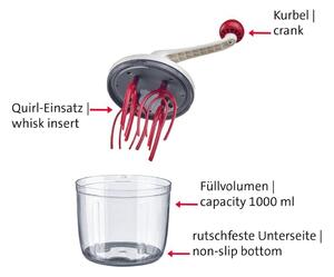 Červený/biely mixér Ruhrblitz - Westmark
