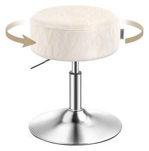 Taburet NUBE, priemer 38,5 cm, biely