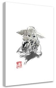 Obraz na plátne Star Wars, Baby Yoda - Péchane Rozmery: 40 x 60 cm