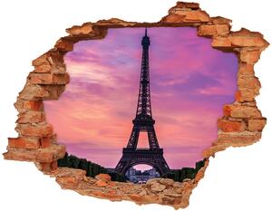 Diera 3D fototapeta nálepka Eiffelova veža v paríži