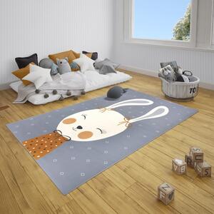 Sivý detský koberec 220x160 cm Bunny Polly - Hanse Home
