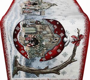 Vianočný gobelínový behúň na stôl Betlehem 40x130 cm Chenille IT013