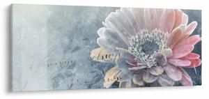 Obraz - Zimný kvet (120x50 cm)