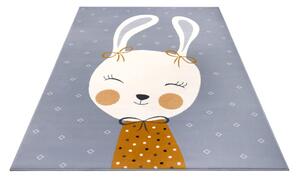Sivý detský koberec 220x160 cm Bunny Polly - Hanse Home