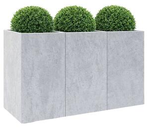 HowHomely Květináč na kolečkách BETONIQUE 90x60 cm šedý beton