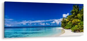 Obraz tropickej pláže (120x50 cm)