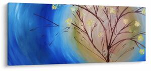 Obraz - Strom zakrývajúci slnko (120x50 cm)