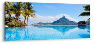 Obraz - Bora-Bora, Francúzska Polynézia (120x50 cm)
