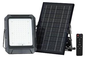V-Tac LED Solárny reflektor LED/10W/3,7V IP65 4000K čierna + DO VT1706 + záruka 3 roky zadarmo