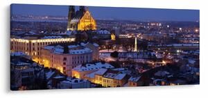 Obraz - Katedrála sv. Petra a Pavla, Brno, Česká Republika (120x50 cm)
