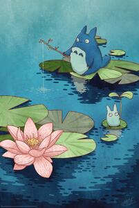 Plagát, Obraz - Fishing in the pond