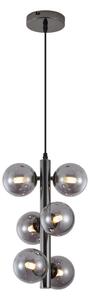 Wofi 6014-605W - LED Luster na lanku VILLA 6xG9/3W/230V čierna
