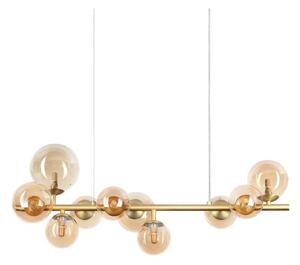 Ideal Lux - LED luster na lanku PERLAGE 10xG9/3W/230V 81 cm zlatá/dymová