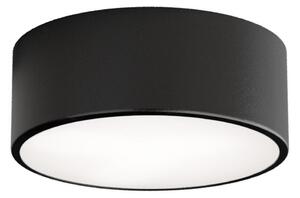 Kúpeľňové stropné svietidlo CLEO 1xE27/24W/230V pr. 20 cm čierna IP54