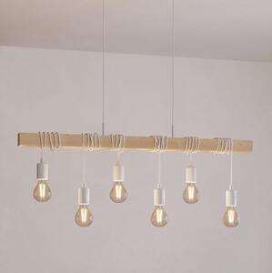 Eglo 43705 - Závesný luster TOWNSHEND na lanku 6xE27/60W/230V