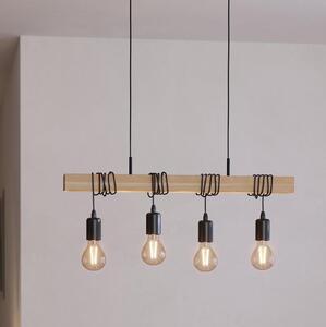Eglo 43512 - Závesný luster na lanku TOWNSHEND 4xE27/60W/230V
