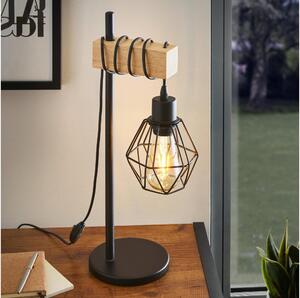 Eglo 44079 - Stolná lampa TOWNSHEND 1xE27/60W/230V - FSC certifikované