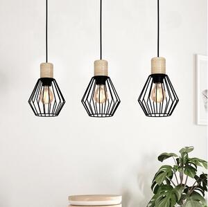 Eglo 44094 - Luster na lanku PALMORLA 3xE27/60W/230V