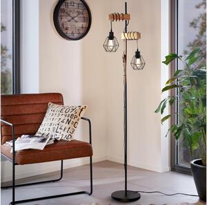 Eglo 44081 - Stojacia lampa TOWNSHEND 2xE27/60W/230V